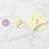 Unicorn Magical Birthday Party Confetti (Voorkanten)