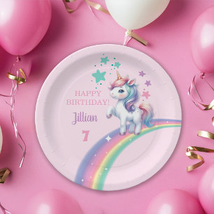 Unicorn Magical Birthday Party Papieren Bordje