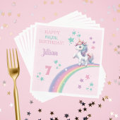 Unicorn Magical Birthday Party Servet
