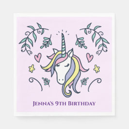 Unicorn Magical Birthday Servet