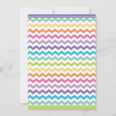 Unicorn Magical Celebration Birthday Party Invite Kaart (Achterkant)