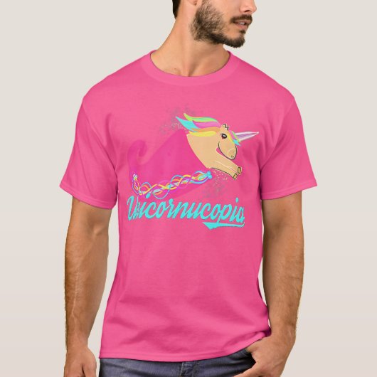 Unicorn Magical Cornucopia Unicornucopia T Shirt (Voorkant)