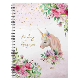 Unicorn Magical Creature Girl Daily Diary Notitieboek