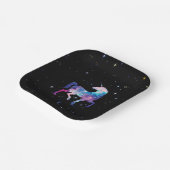 Unicorn Magical Galaxy Papieren Bordje (Gebogen)