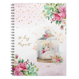 Unicorn Magical Illustration Girl Daily Diary Notitieboek