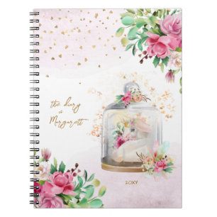 Unicorn Magical Illustration Girl Daily Diary Notitieboek
