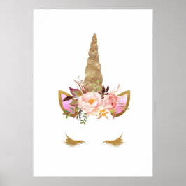 Unicorn Magical Nursery Wall Art Poster