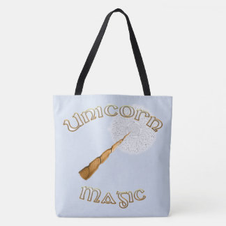 Unicorn magie: de gouden charme tote bag