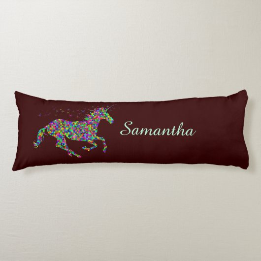 Unicorn magie lichaamskussen (Voorkant)