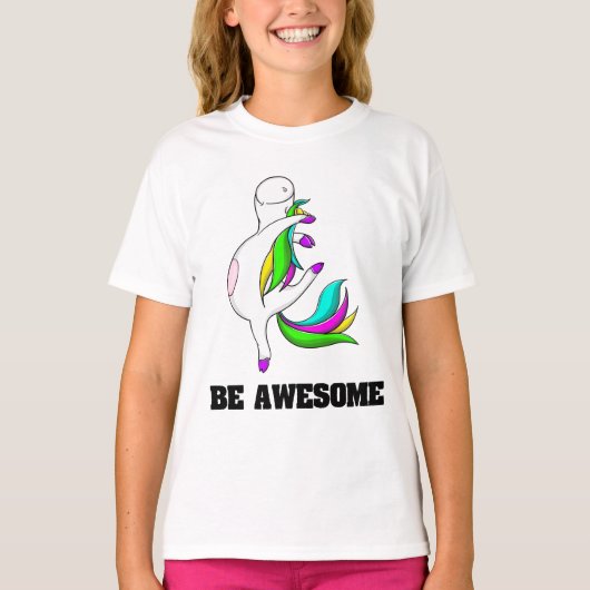 Unicorn magie van de kindertijd. t-shirt (Voorkant)