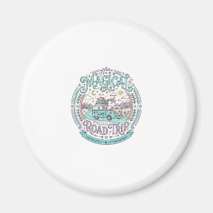 Unicorn Magische Roadtrip Originele Grafische T-sh Magneet