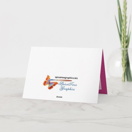 Unicorn magische Valentijn wensen Feestdagen Kaart (Achterkant)