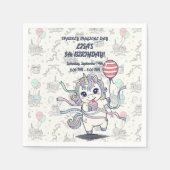 Unicorn Magische viering Servet (Voorkant)
