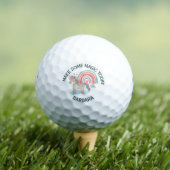 Unicorn Make Magic Personalize Name Golfballen (Insitu Shirt)