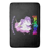 Unicorn mam A Mothers Love is Magical Badmat (Voorkant Verticaal)