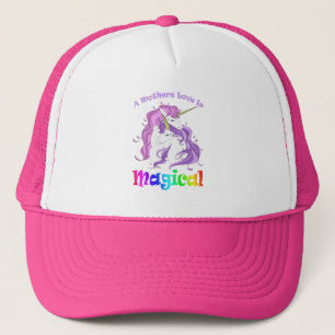 Unicorn mam A Mothers Love is Magical Trucker Pet