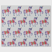 Unicorn Mandala Art Cadeaupapier (Vlak)