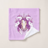Unicorn Mandala Bad Handdoek (Wasdoekje)