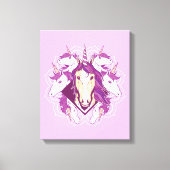 Unicorn Mandala Canvas Afdruk (Voorkant)