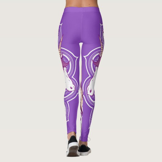 Unicorn Mandala Leggings (Achterkant)