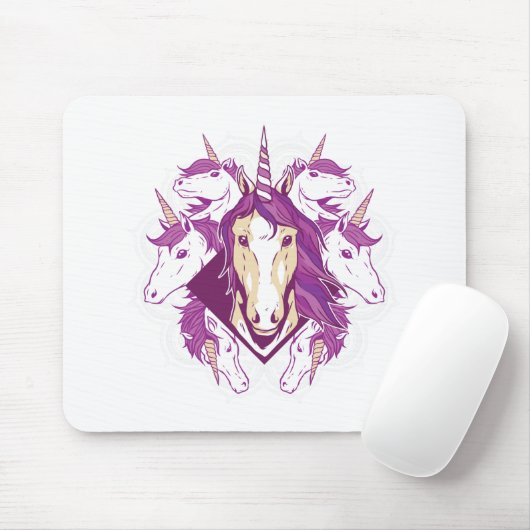Unicorn mandala muismat (Met muis)