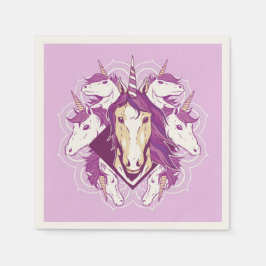 Unicorn Mandala Servet