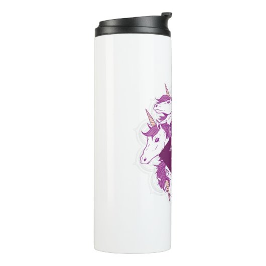 Unicorn mandala thermosbeker (Gedraaid links)