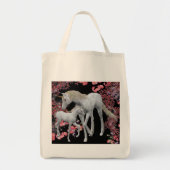 Unicorn Mare en Foal Fantasy Canvas tas (Voorkant)