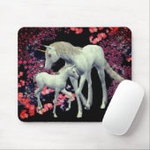 Unicorn Mare Foal Fantasy Art Muismat (Met muis)