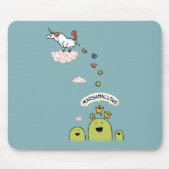 Unicorn Marshmallows Muismat (Voorkant)