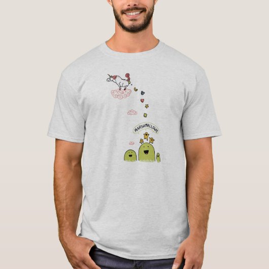 Unicorn Marshmallows T-shirt (Voorkant)