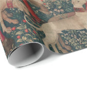 Unicorn Medieval Art - Hunters keren terug naar Ca Cadeaupapier (Rol Hoek)