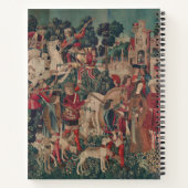 Unicorn Medieval Art - Hunters keren terug naar Ca Notitieboek (Achterkant)