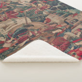 Unicorn Medieval Art - Hunters keren terug naar Ca Sherpa Deken (3/4)