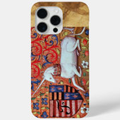 UNICORN Medieval Floral, bruin perkammonogram Case-Mate iPhone Case (Achterkant)