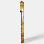 UNICORN Medieval Floral, bruin perkammonogram Case-Mate iPhone Case (Achterkant / Links)