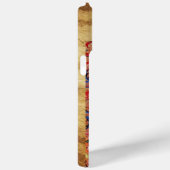 UNICORN Medieval Floral, bruin perkammonogram Case-Mate iPhone Case (Achterkant / Rechts)