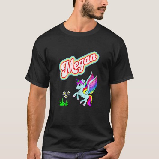 Unicorn Megan T-shirt (Voorkant)