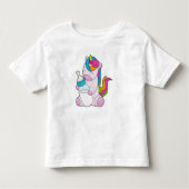 Unicorn Melkfles Kinder Shirts (Voorkant)