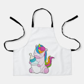 Unicorn Melkfles Schort (Voorkant)