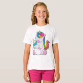 Unicorn Melkfles T-shirt (Voorkant volledig)