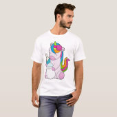 Unicorn Melkfles T-shirt (Voorkant volledig)