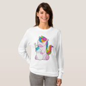Unicorn Melkfles T-shirt (Voorkant volledig)