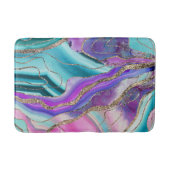 Unicorn Mermaid Agate Glitter Glam #1 #marble Badmat (Voorkant)