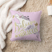 Unicorn Mermaid Modern Trendy Believe in Miracles Kussen (Deken)