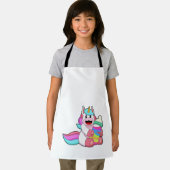 Unicorn met Baby flesje.PNG Schort (Insitu)