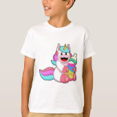 Unicorn met Baby flesje.PNG T-shirt (Voorkant)