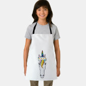 Unicorn met bloemen schort (Insitu)