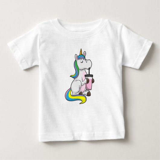 Unicorn met Bubble Tea (Voorkant)