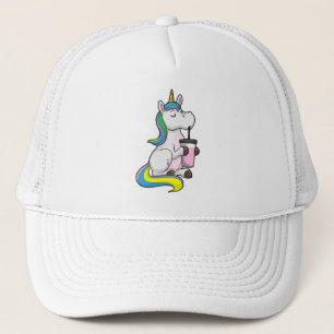 Unicorn met Bubble Tea Trucker Pet